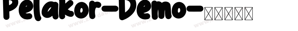 Pelakor-Demo字体转换