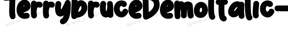 TerrybruceDemoItalic-9YMAB字体转换