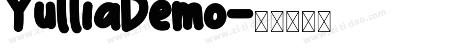 YulliaDemo字体转换