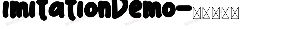 imitationDemo字体转换