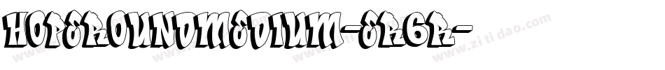 Hoperoundmedium-Er6r字体转换