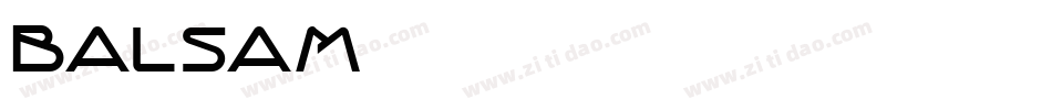 Balsam字体转换
