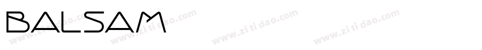 Balsam字体转换