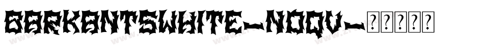 BarkantsWhite-nDqV字体转换