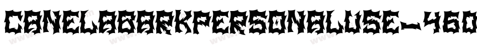 CanelaBarkPersonalUse-460D字体转换