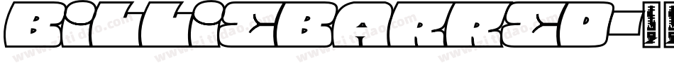 BillieBarred字体转换