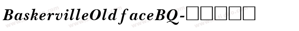 BaskervilleOldfaceBQ字体转换
