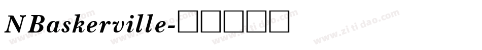 NBaskerville字体转换
