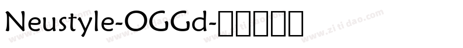 Neustyle-OGGd字体转换