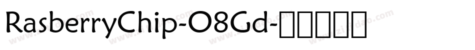 RasberryChip-O8Gd字体转换