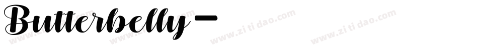 Butterbelly字体转换
