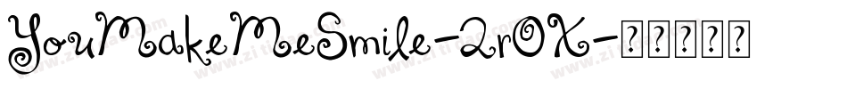 YouMakeMeSmile-2r0X字体转换