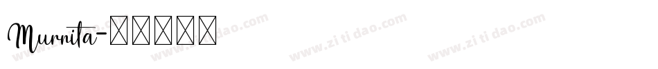 Murnita字体转换