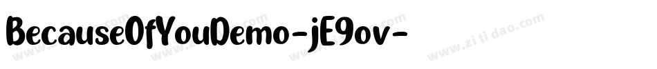 BecauseOfYouDemo-jE9ov字体转换