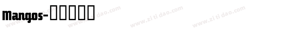 Mangos字体转换