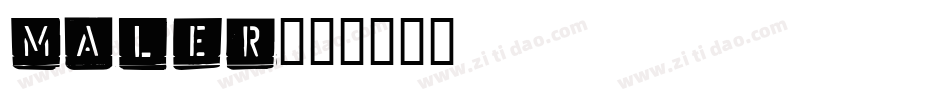 Maler字体转换