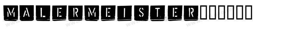 Malermeister字体转换