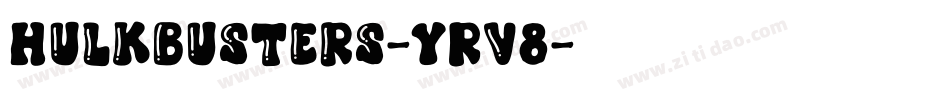 Hulkbusters-YRv8字体转换