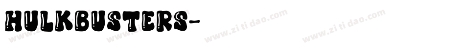 hulkbusters字体转换