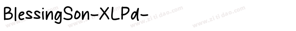 BlessingSon-XLPd字体转换