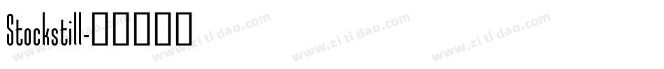Stockstill字体转换