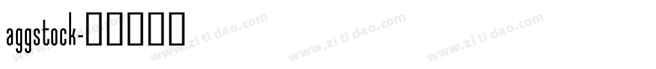 aggstock字体转换