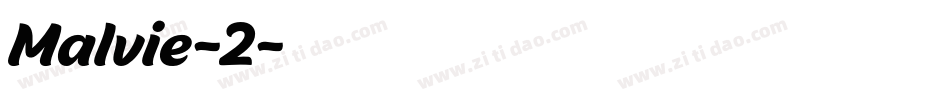 Malvie-2字体转换