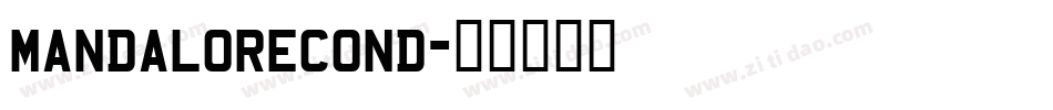 mandalorecond字体转换