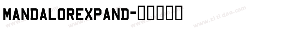 mandalorexpand字体转换