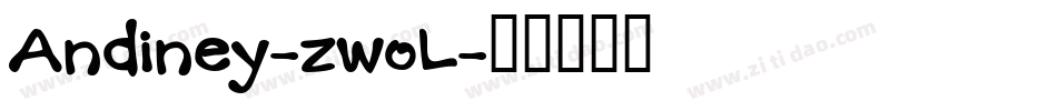 Andiney-zwoL字体转换
