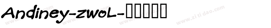 Andiney-zwoL字体转换