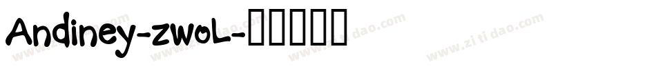Andiney-zwoL字体转换
