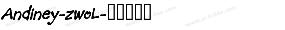 Andiney-zwoL字体转换