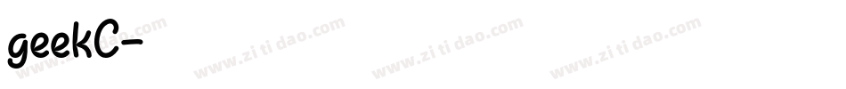 geekC字体转换