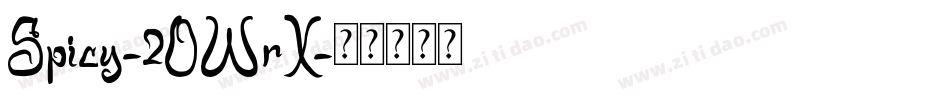 Spicy-2OWrX字体转换