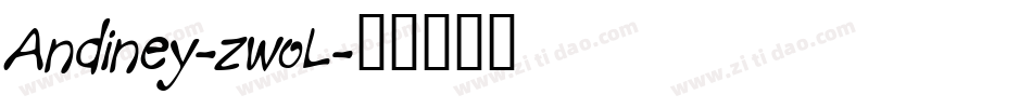 Andiney-zwoL字体转换
