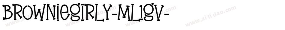 BrownieGirly-mL1gV字体转换