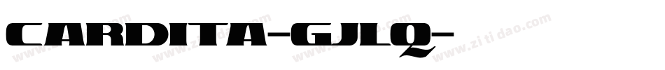 Cardita-gJlq字体转换