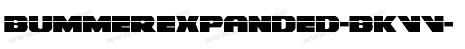 BummerExpanded-BKVV字体转换