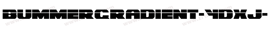 BummerGradient-YDxj字体转换