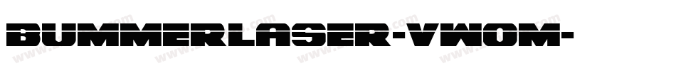 BummerLaser-vW0M字体转换