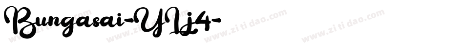 Bungasai-YLj4字体转换