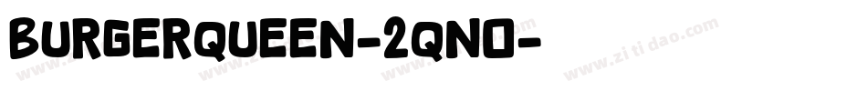 BurgerQueen-2qno字体转换