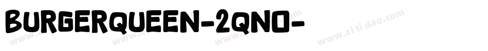 BurgerQueen-2qno字体转换