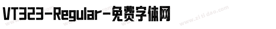 VT323-Regular字体转换