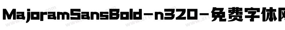 MajoramSansBold-n320字体转换