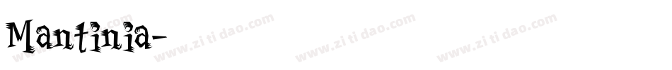 Mantinia字体转换
