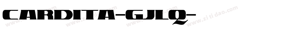 Cardita-gJlq字体转换