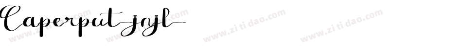 Caperput-jnjl字体转换