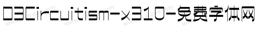 D3Circuitism-x310字体转换